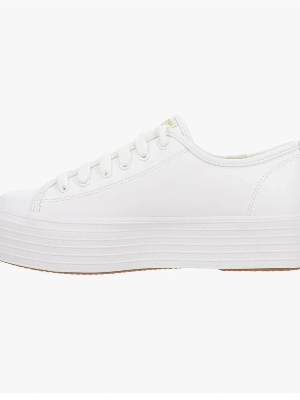 KEDS Triple Up White Leather Platform Sneaker Size 8